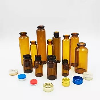 Medicinal glass bottle
